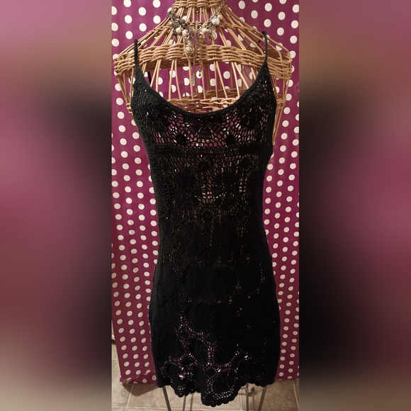 Guess Dresses & Skirts - GUESS Crochet Lace Black Dress